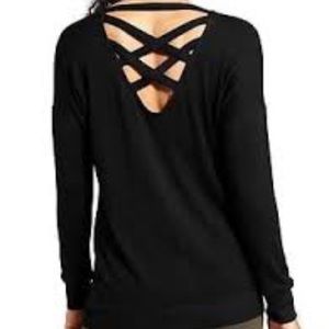 Athleta Criss Cross Back Top